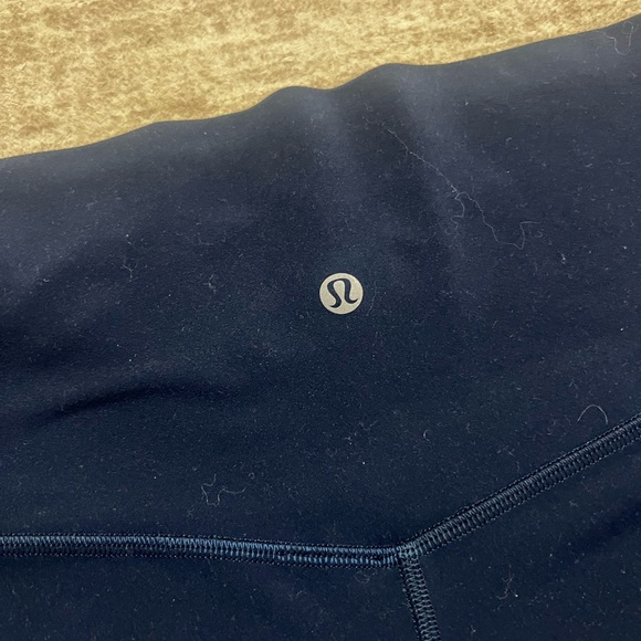 Lululemon Navy Blue Leggings - Picture 2 of 2